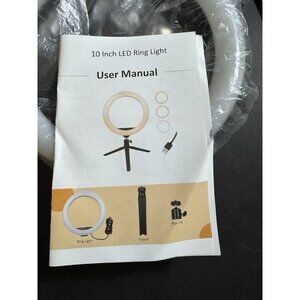 Live Streaming - Video Conferencing - Beauty LED Ring Light With Smartphone Clip